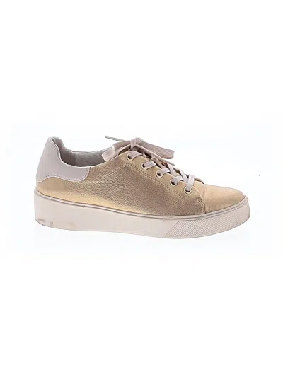 Pre-owned Naturalizer Sneakers In Gold