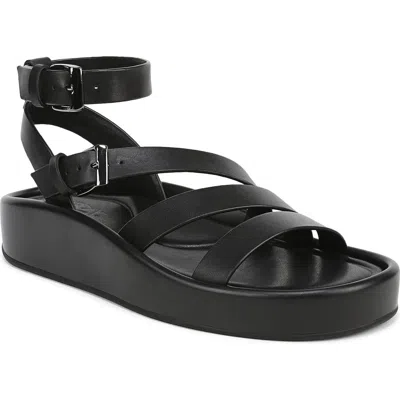 Naturalizer So Sweet Platform Ankle Strap Sandal In Black