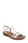 Naturalizer Wide Width Sofia Sandal In White