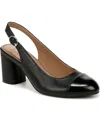 Naturalizer Banks-sling Slingbacks In Black Leather