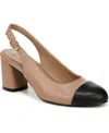 Naturalizer Sophie Slingback Pump In Taupe Leather
