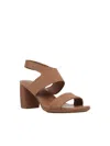 Naturalizer Soul Women's Trace Ankle Heels In Cookie Dough In Multi