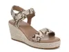 Naturalizer Stella Ankle Strap Platform Wedge Sandal In Multi
