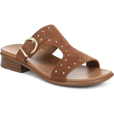 Naturalizer Studded Beach Slide Sandal In Brown