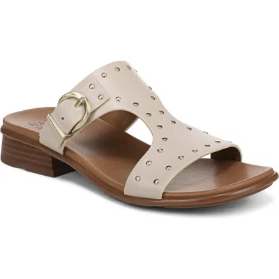 Naturalizer Studded Beach Slide Sandal In Neutral