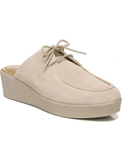 Naturalizer Taline Womens Lace-up Slip On Mules In White