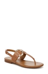 Naturalizer Taylor Slingback Flip Flop In Saddle Tan Leather