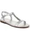 Naturalizer Teach T-strap Flat Sandals In Multi