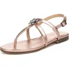 Naturalizer Tilly Womens Embellished Thong Sandals In Multi