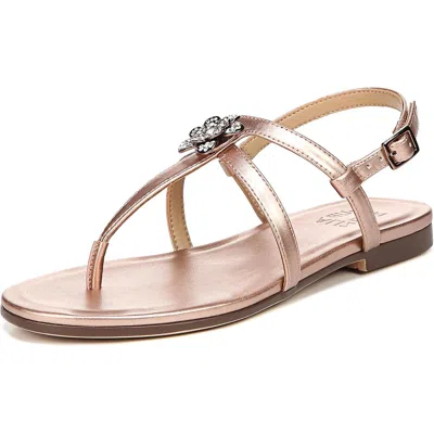 Naturalizer Tilly Womens Embellished Thong Sandals In Multi