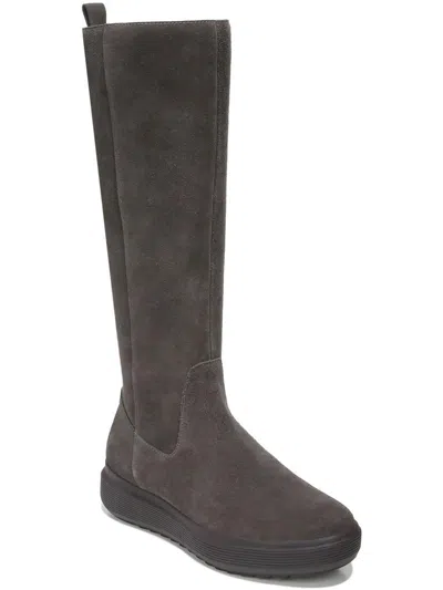 Naturalizer Torence Womens Zipper Wedge Knee-high Boots In Brown