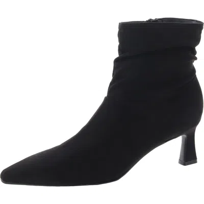 Naturalizer Tribute Womens Slouchy Pointed Toe Booties In Black