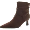 Naturalizer Tribute Womens Slouchy Pointed Toe Booties In Brown