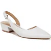 Naturalizer Banks Slingbacks In White