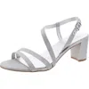 Naturalizer Vanessa Strappy Sandals In Silver