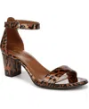Naturalizer Vera Ankle Strap Dress Sandals In Brown