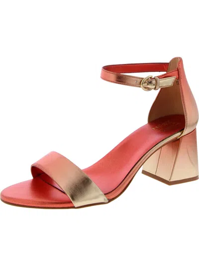 Naturalizer Vera-calinte Womens Faux Leather Block Heel In Pink