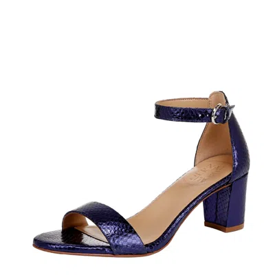 NATURALIZER VERA DUSK BLUE SNAKE G9746LZ403 WOMEN'S