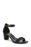 Naturalizer Vera Glitz Ankle Strap Sandal In Black