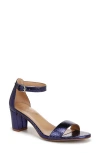 Naturalizer Vera Glitz Ankle Strap Sandal In Future Dusk Blue