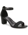 Naturalizer Vera Glitz Ankle Strap Sandal In Black