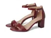 Naturalizer Wide Width Vera Sandal In Burgundy