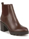 Naturalizer Verney Block Heel Waterproof Bootie In Gold