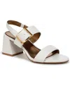 Naturalizer Vicky Slingback Dress Sandals In Warm White Leather