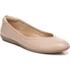 Naturalizer Vivienne Womens Slip On Flats In Neutral