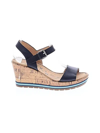 Pre-owned Naturalizer Wedges In Blue