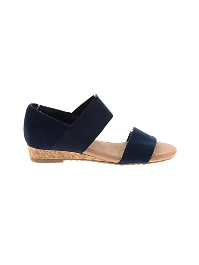 Pre-owned Naturalizer Wedges In Blue