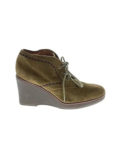 Pre-owned Naturalizer Wedges In Green