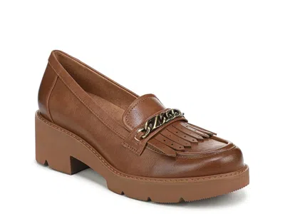 Naturalizer Wide Width Celia Kiltie Loafer In Animal Print