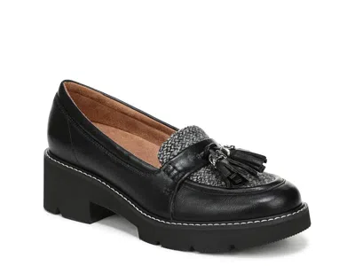 Naturalizer Wide Width Committed Platform Loafer In Black