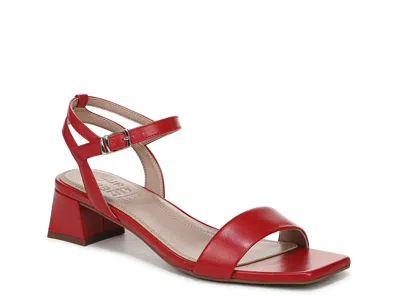 Naturalizer Wide Width Hana Sandal In Red
