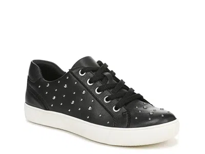 Naturalizer Wide Width Morrison Stud Sneaker In Black