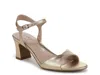 Naturalizer Wide Width Nyla Sandal In Gold