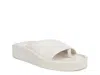 Naturalizer Wide Width Sofly Platform Thong Sandals In White