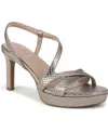Naturalizer Women's Abby Open Square Toe Platform Dress Sandals In Gray