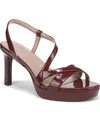Naturalizer Women's Abby Open Square Toe Platform Dress Sandals In Brown