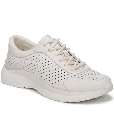 Naturalizer Women's Adapt-perf Lace-up Sneakers In White