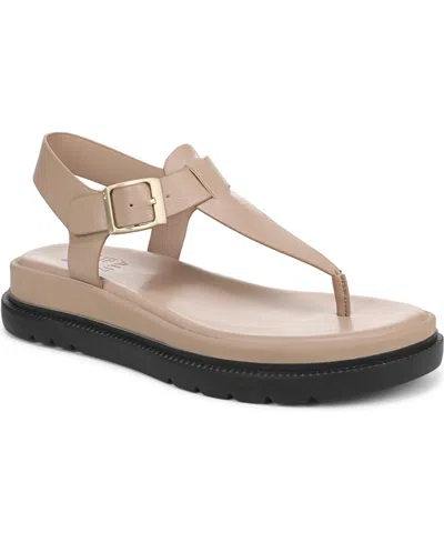 NATURALIZER WOMEN'S ALYSSA T-STRAP THONG PLATFORM SANDALS