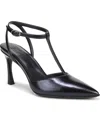 Naturalizer Astrid T-strap Pointed Toe Pump In Black