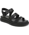 Naturalizer Avenue Ankle Strap Platform Sandal In Black