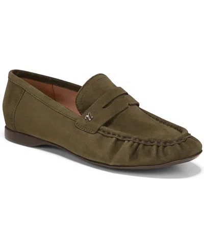 Naturalizer Women's Bloom Slip-on Loafers In Cactus Clay Green Suede