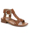 Naturalizer Women's Brandy-stud Strappy Sandals In Brown