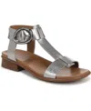 Naturalizer Women's Brandy T-strap Stacked Low Block Heel Sandals In Multi