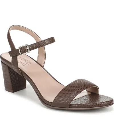 Naturalizer Women's Bristol Block Heel Dress Sandals In Brown