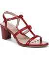 Naturalizer Wide Width Bristol Sandal In Burgundy