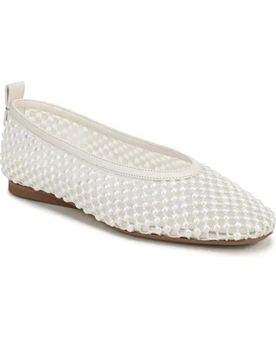 Naturalizer Women's Carla-pearl Slip-on Ballet Flats In White